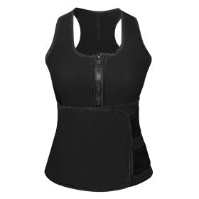 Waist Trainer For Women Body Shaper Waist Slimmer Clincher Trimmer for Weight Loss (Option: Black_2XL)
