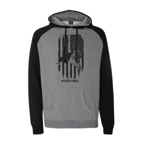 Freedom Flyer Black sleeve Duck hoodie (size: medium)