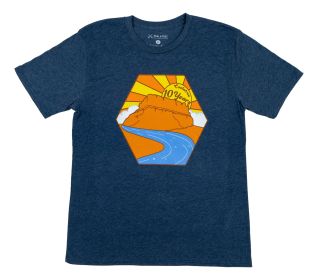 10-Year Tee: Decade of Comfort and Advanture (Color: Navy, size: XL)